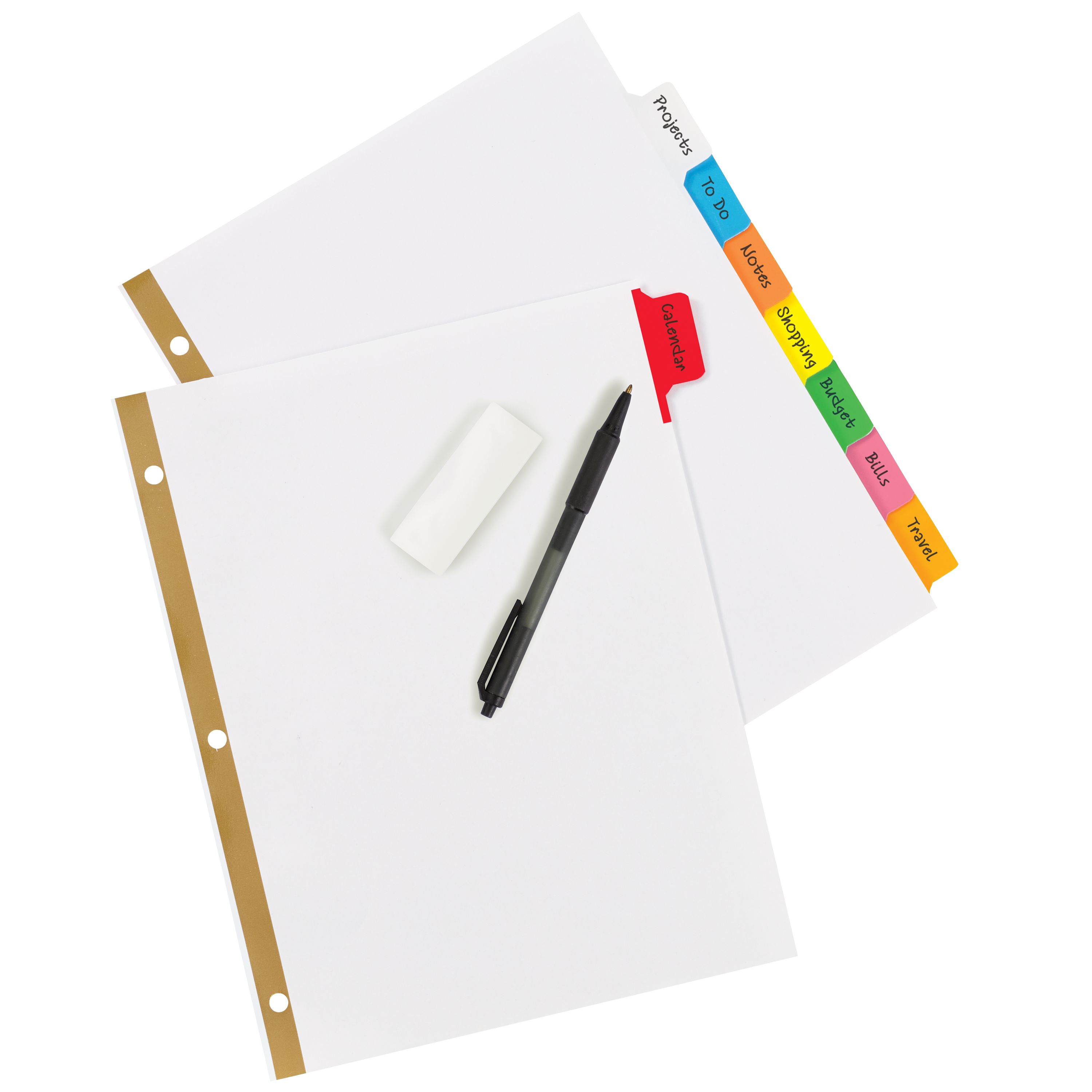 Big Tab™ Write & Erase 8-Tab Dividers 23079 | Avery